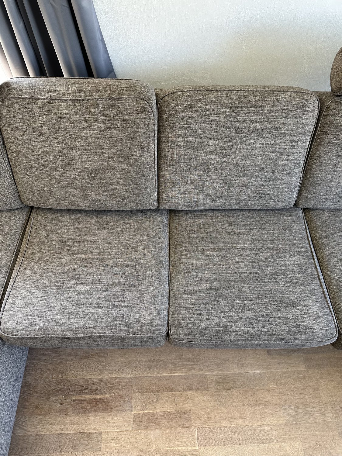 Sofa efter rens – ren og frisk